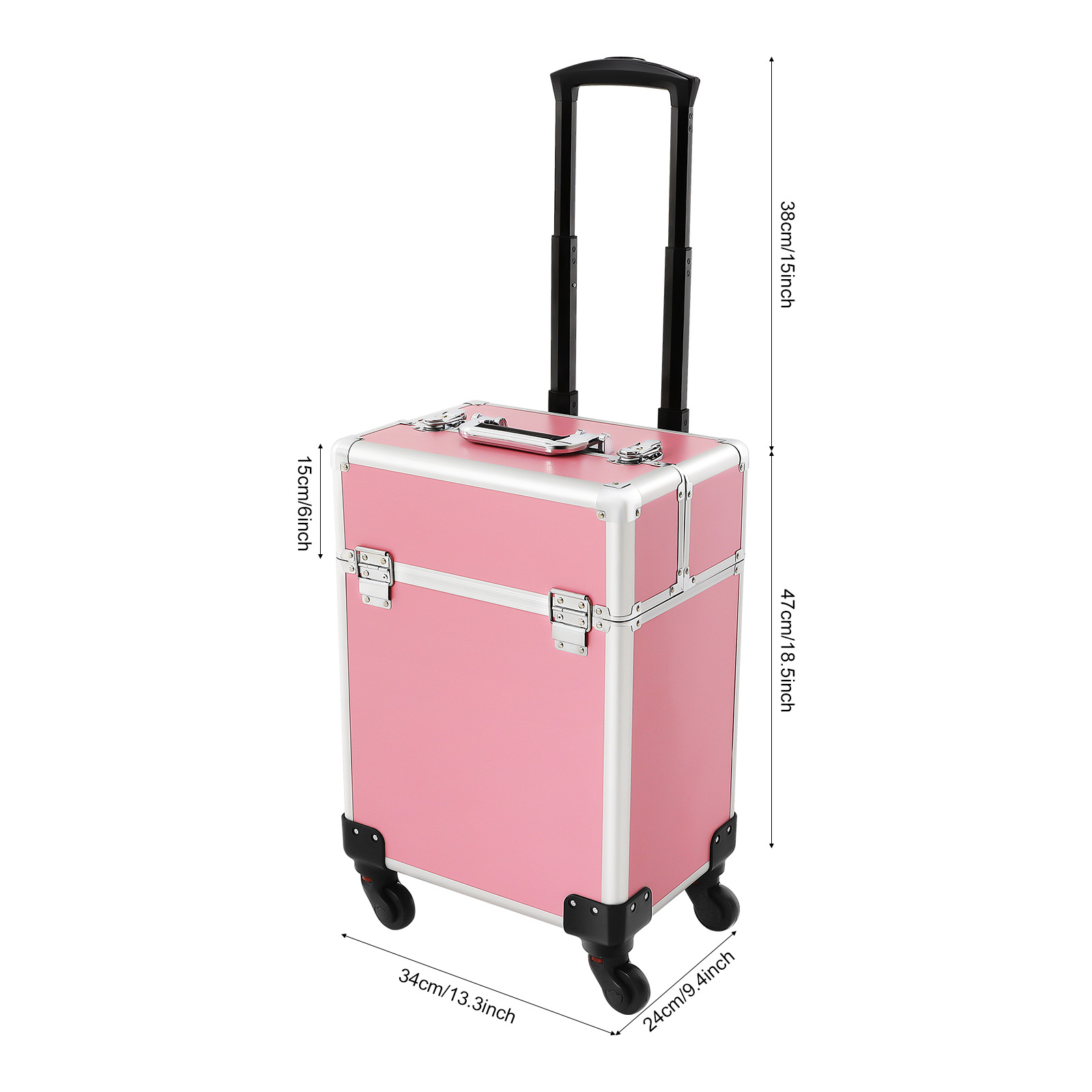 Rolling Makeup Train Case Cosm - Beauty No Makeup ulasan dan harga