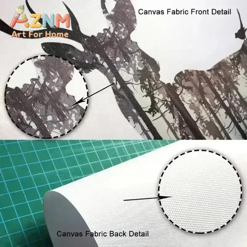 AZNM Frameless Canvas Wall Art - Beauty No Makeup ulasan dan harga