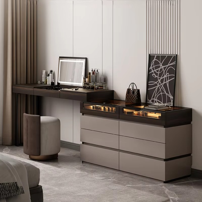 Women Organizer Luxury Dresser - Beauty Makeup Vanity Set ulasan dan harga
