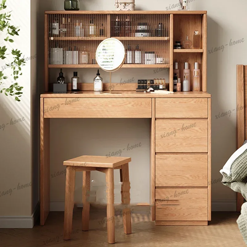 Wood Beauty Vanity Table Bedro - Beauty Without Makeup ulasan dan harga